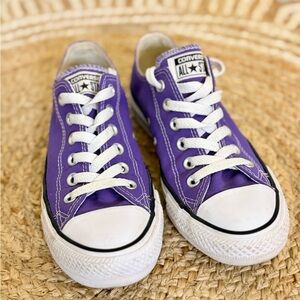 Converse Violet Canvas Sneakers